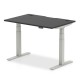 Black Series Twin Motor Height Adjustable Desk